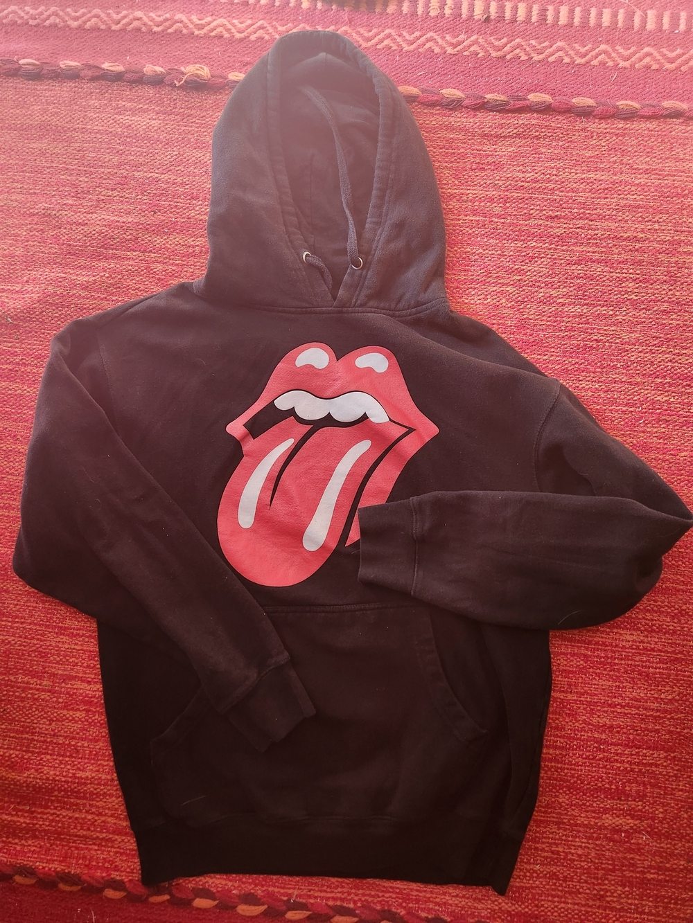 Vintage Rolling STONES  Red Graphic Tongue Logo